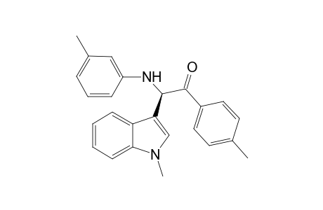 2-(1-Methyl-1H-indol-3-yl)-1-p-tolyl-2-(m-tolylamino)ethanone