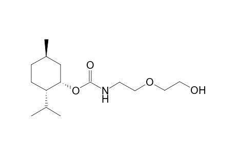 [(1S,2S,5R)-2-isopropyl-5-methyl-cyclohexyl] N-[2-(2-hydroxyethoxy)ethyl]carbamate