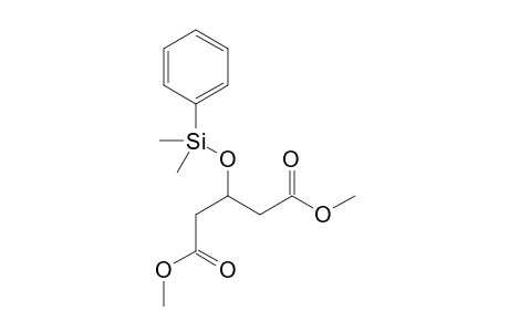 Dimethyl 3-(dimethylphenylsiloxy)glutarate