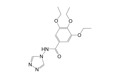 3,4,5-triethoxy-N-(4H-1,2,4-triazol-4-yl)benzamide