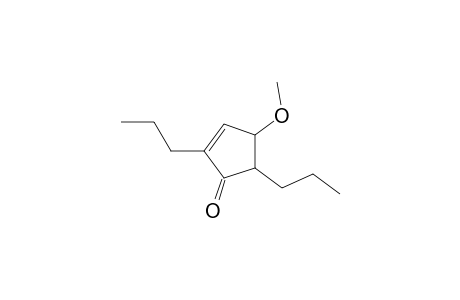 4-Methoxy-2,5-dipropylcyclopent-2-en-1-one