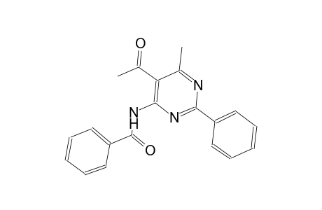 N-(5-acetyl-6-methyl-2-phenyl-4-pyrimidinyl)benzamide