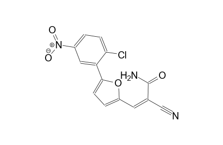 (2Z)-3-[5-(2-chloro-5-nitrophenyl)-2-furyl]-2-cyano-2-propenamide