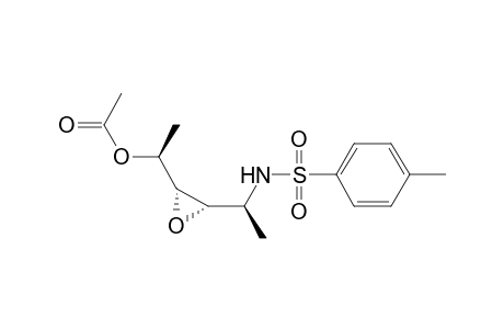 (2S*,3R*,4S*,5S*)-2-Acetoxy-3,4-epoxy-5-(tosylamido)hexane