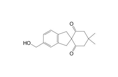 Spiro[cyclohexane-1,2'-[2H]indene]-2,6-dione, 1',3'-dihydro-5'-(hydroxymethyl)-4,4-dimethyl-