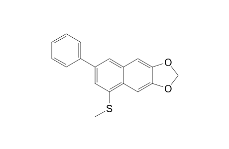 6,7-Methylenedioxy-1-(methylthio)-3-phenylnaphthalene