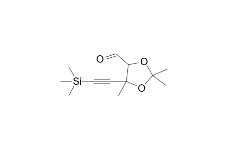 4-[2'-(Trimethylsilyl)ethynyl]-5-formyl-2,2,4-trimethyl-1,3-dioxolane