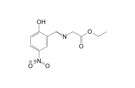 Ethyl N-(5-nitrosalicylidene)glycinate