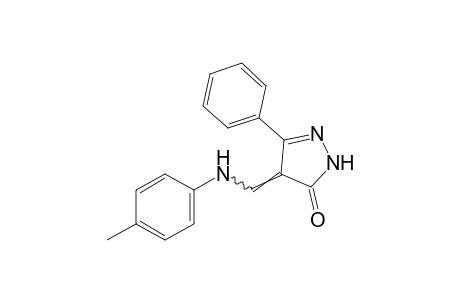 3-phenyl-4-[(p-toluidino)methylene]-2-pyrazolin-5-one
