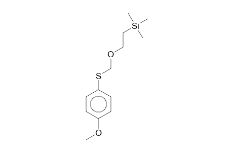 (2-([(4-Methoxyphenyl)sulfanyl]methoxy)ethyl)(trimethyl)silane