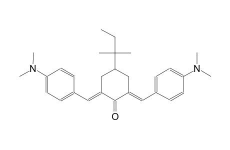 cyclohexanone, 2,6-bis[[4-(dimethylamino)phenyl]methylene]-4-(1,1-dimethylpropyl)-, (2E,6E)-