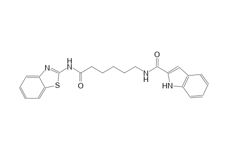 1H-indole-2-carboxamide, N-[6-(2-benzothiazolylamino)-6-oxohexyl]-