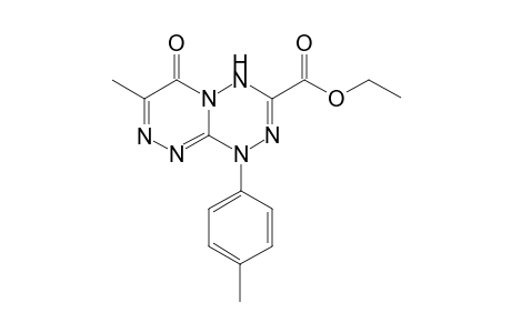Ethyl 7-methyl-6-oxo-1-p-tolyl-4,6-dihydro-1H-[1,2,4]triazino[4,3-b][1,2,4,5]tetrazine-3-carboxylate