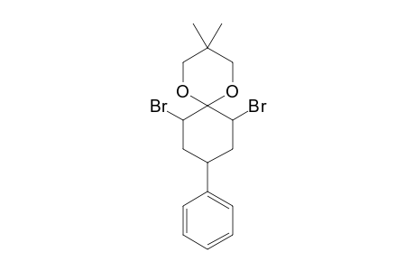 7,11-DIBROMO-3,3-DIMETHYL-9-PHENYL-1,5-DIOXASPIRO-[5,5]-UNDECANE