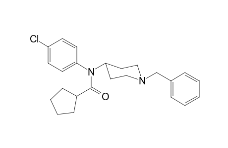 N-(1-Benzylpiperidin-4-yl)-N-(4-chlorophenyl)cyclopentanecarboxamide