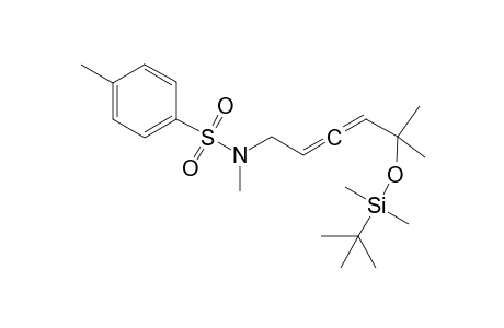 (S)-N-(5-((tert-Butyldimethylsilyl)oxy)-5-methylhexa-2,3-dien-1-yl)-N,4-dimethylbenzenesulfonamide