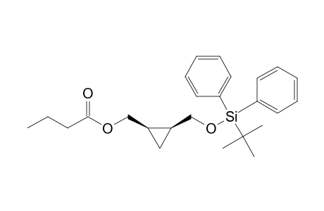 Butanoic acid, [2-[[[(1,1-dimethylethyl)diphenylsilyl]oxy]methyl]cyc lopropyl]methyl ester, (1R-cis)-
