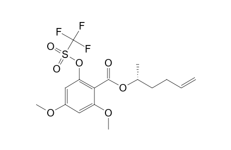 (R)-5-Hexen-2-yl 4,6-Dimethoxy-2-(trifluoromethylsulfonyloxy)-benzoate