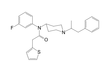 N-3-Fluorophenyl-2-(thiophen-2-yl)-N-[1-(1-phenylpropan-2-yl)piperidin-4-yl]acetamide