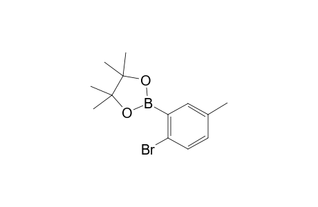 2-(2-Bromo-5-methylphenyl)-4, 4, 5, 5-tetramethyl-1, 3, 2-dioxaborolane