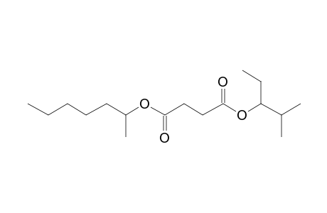 Succinic acid, 2-methylpent-3-yl 2-heptyl ester