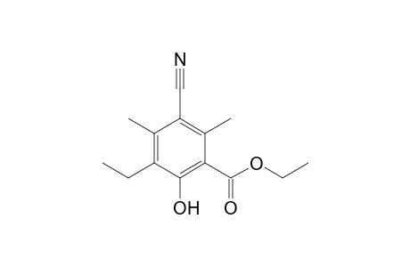 Ethyl 3-Cyano-5-ethyl-6-hydroxy-2,4-dimethylbenzoate
