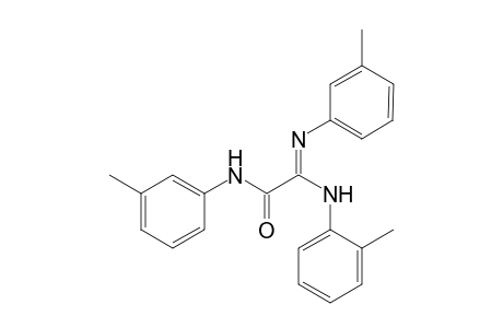 1-(3'-methylphenyl)amino-.alpha.-[N-(3'-methylphenyl)imino]-.alpha.-[N-(2'-methylphenyl)amino]-acetamide
