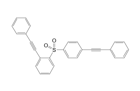 2-(Phenylethynyl)-1-[4-(phenylethynyl)benzenesulfonyl]benzene