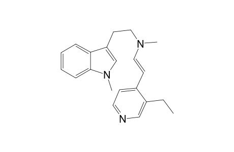 N(a),N(b)-Dimethyl-N(b)-[2-(3-ethylpyridin-4-yl)ethenyl]trypatamine