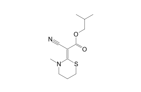 ISOBUTYL-[2-(3-METHYL-TETRAHYDRO-(2H)-1,3-THIAZIN-2-YLIDENE)-CYANOACETATE