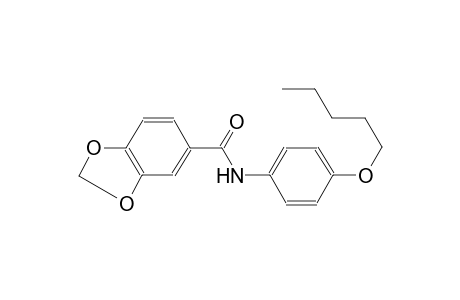 N-[4-(pentyloxy)phenyl]-1,3-benzodioxole-5-carboxamide
