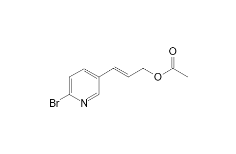 (E)-3-(6-bromopyridin-3-yl)allyl acetate