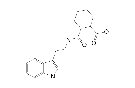 2-[2-(1H-indol-3-yl)ethylcarbamoyl]cyclohexane-1-carboxylic acid