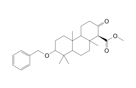 Methyl (1S)-7-(benzyloxy)-tetradecahydro-4b,8,8,10a-tetramethyl-2-oxophenanthrene-1-carboxylate