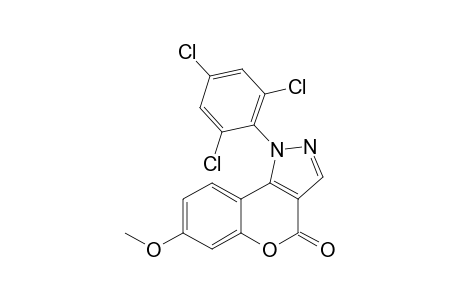 7-Methoxy-1-(2',4',6'-trichlorophenyl)-[1]benzopyrano[4,3-c]pyrazol-4(1H)-one