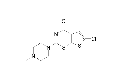 6-CHLORO-2-(METHYLPIPERAZIN-1-YL)-4H-THIENO-[3,2-E]-1,3-THIAZIN-4-ONE