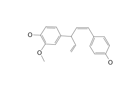 3'-HYDROXY-4'-METHOXY-4'-DEHYDROXYNYASOL;1-[4-HYDROXYPHENOXY]-3-[3-HYDROXY-4-METHOXYPHENYL]-PENTA-1,4-DIENE