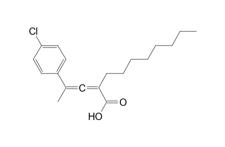 2-[2-(4-chlorophenyl)prop-1-enylidene]decanoic acid