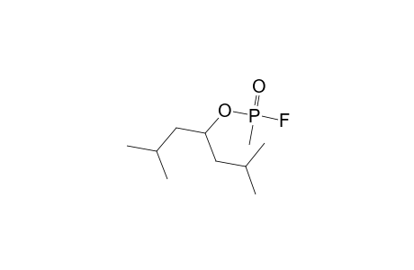 1-Isobutyl-3-methylbutyl methylphosphonofluoridoate