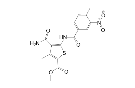 methyl 4-(aminocarbonyl)-3-methyl-5-[(4-methyl-3-nitrobenzoyl)amino]-2-thiophenecarboxylate