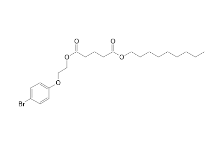 Glutaric acid, 2-(4-bromophenoxy)ethyl nonyl ester