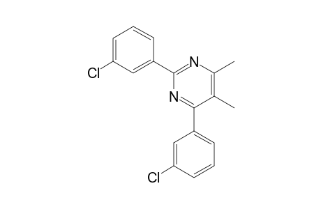 2,4-bis(3-chlorophenyl)-5,6-dimethylpyrimidine
