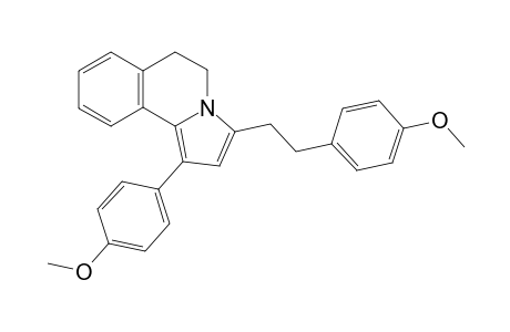 1-(2'-(4"-Methoxyphenyl)-3-(4'-methoxyphenyl)pyrrolo[2,1-a]-5.6-dihydroisoquinoline