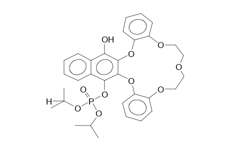 2,3,11,12-DIBENZO-14,15-[O-DIOSOPROPOXYPHOSPHORYLNAPHTHO[2,3]HYDROQUINONO]-1,6,1,4,7,10,13-PENTAOXACYCLOPENTADECATRIENE-2,11,14