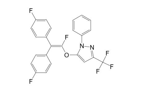 5-((1-fluoro-2,2-bis(4-fluorophenyl)vinyl)oxy)-1-phenyl-3-(trifluoromethyl)-1H-pyrazole