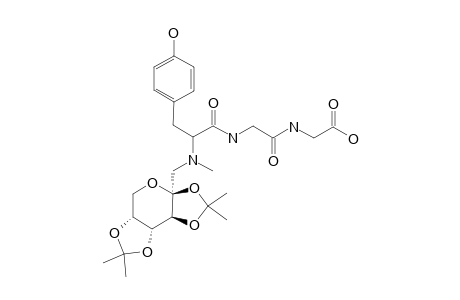 N-(1-DEOXY-2,3:4,5-DI-O-ISOPROPYLIDENE-BETA-D-FRUCTOPYRANOS-1-YL)-N-METHYL-L-TYROSYLGLYCYLGLYCINE;P-MEYGG