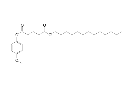 Glutaric acid, 4-methoxyphenyl tridecyl ester