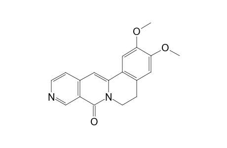 5,6-DIHYDRO-2,3-DIMETHOXY-8H-ISOQUINO-[2,1-B]-[2,7]-NAPHTHYRIDIN-8-ONE