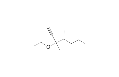 1-Heptyne, 3-ethoxy-3,4-dimethyl-