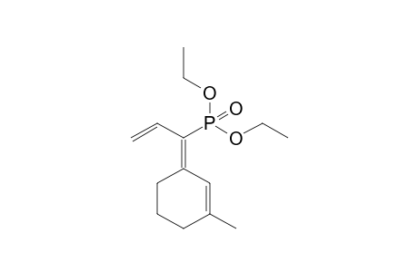 (Z)-Diethyl 1-(3-methylcyclohexen-2-enylidene)prop-2-enylphosphonate